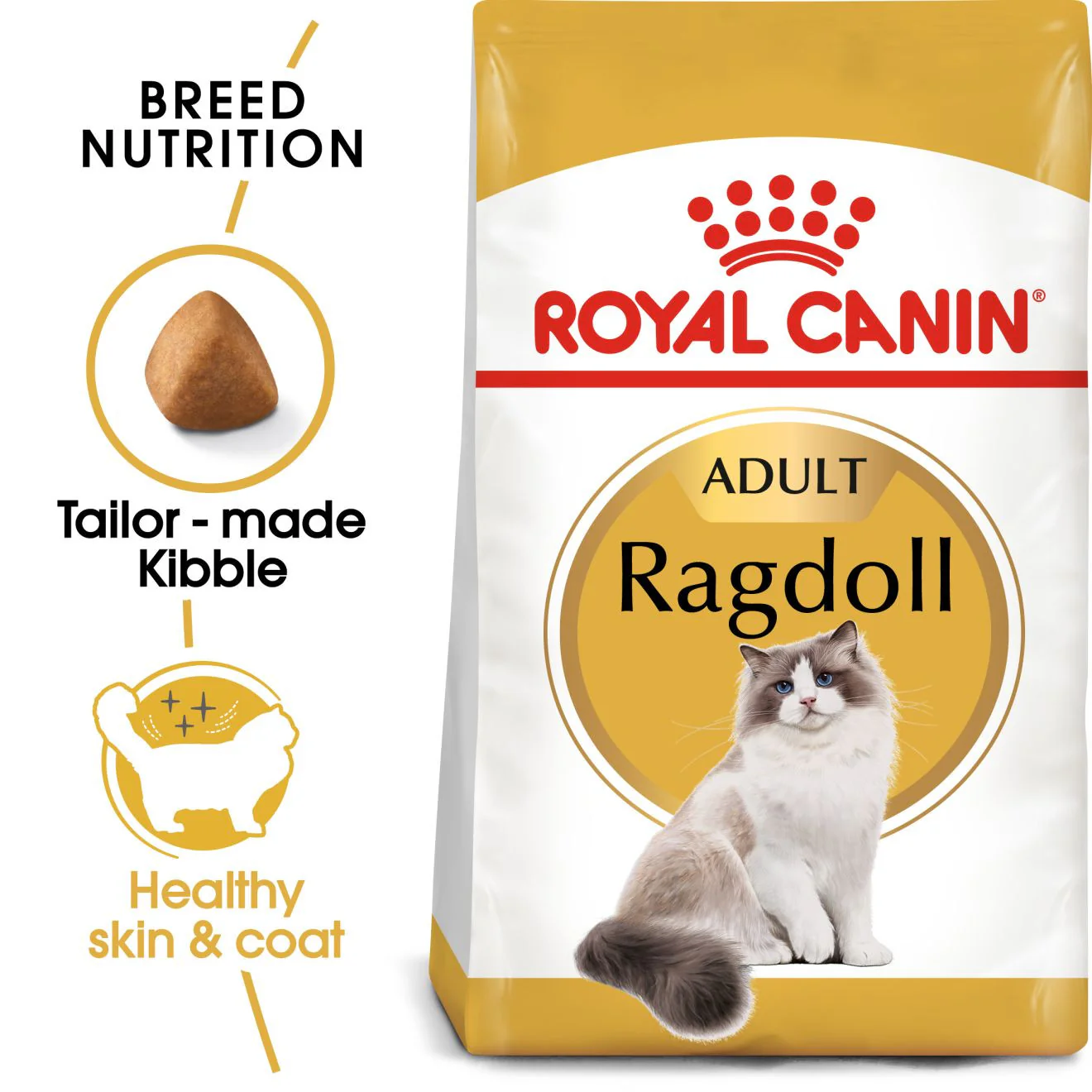Royal Canin Breed Nutrition Ragdoll Adult Dry Cat Food - Image 2