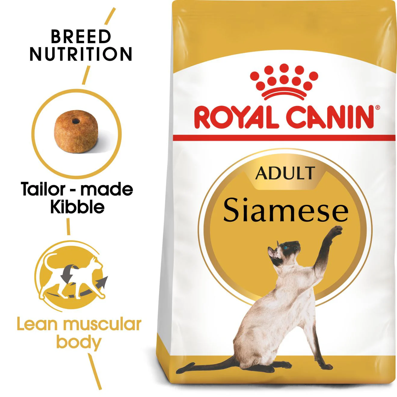 ROYAL CANIN Breed Nutrition Siamese Adult Dry Cat Food - Image 2