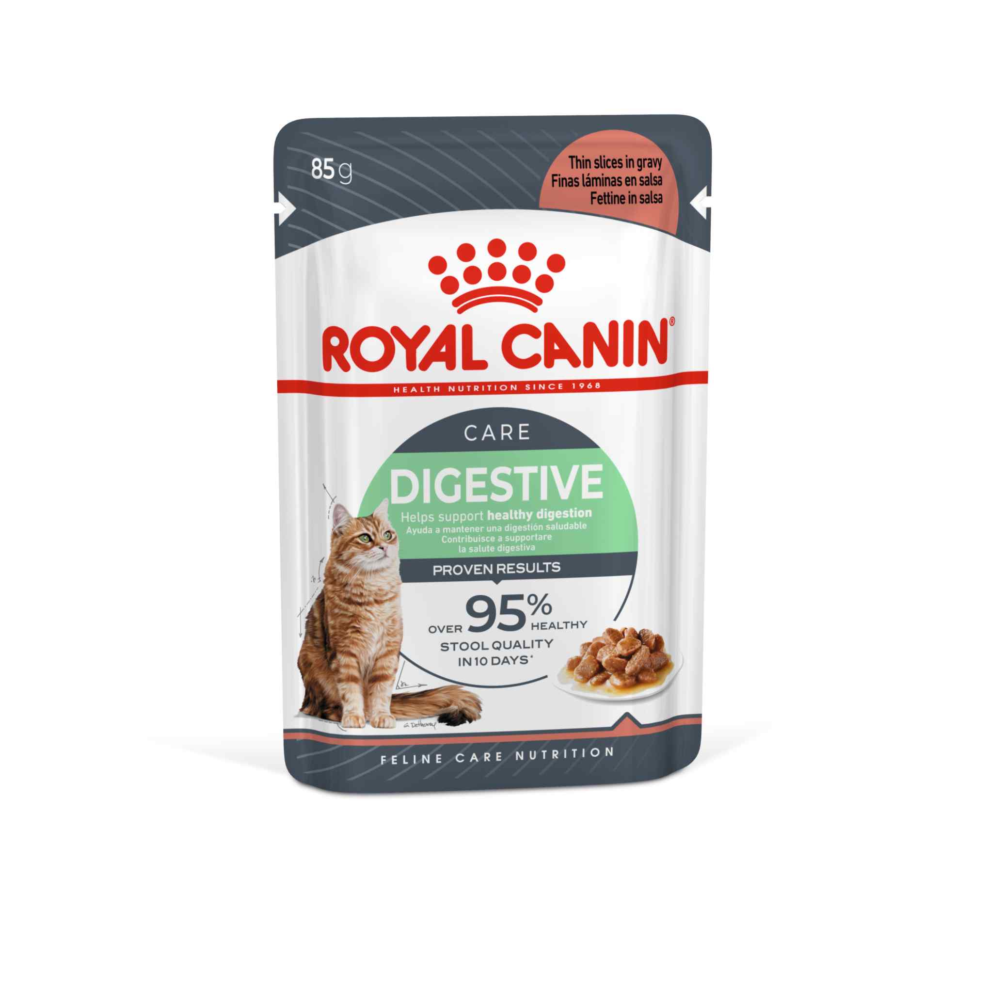 ROYAL CANIN Digestive Care Adult Wet Cat Food in Gravy - 12x85g Pouches - Image 4