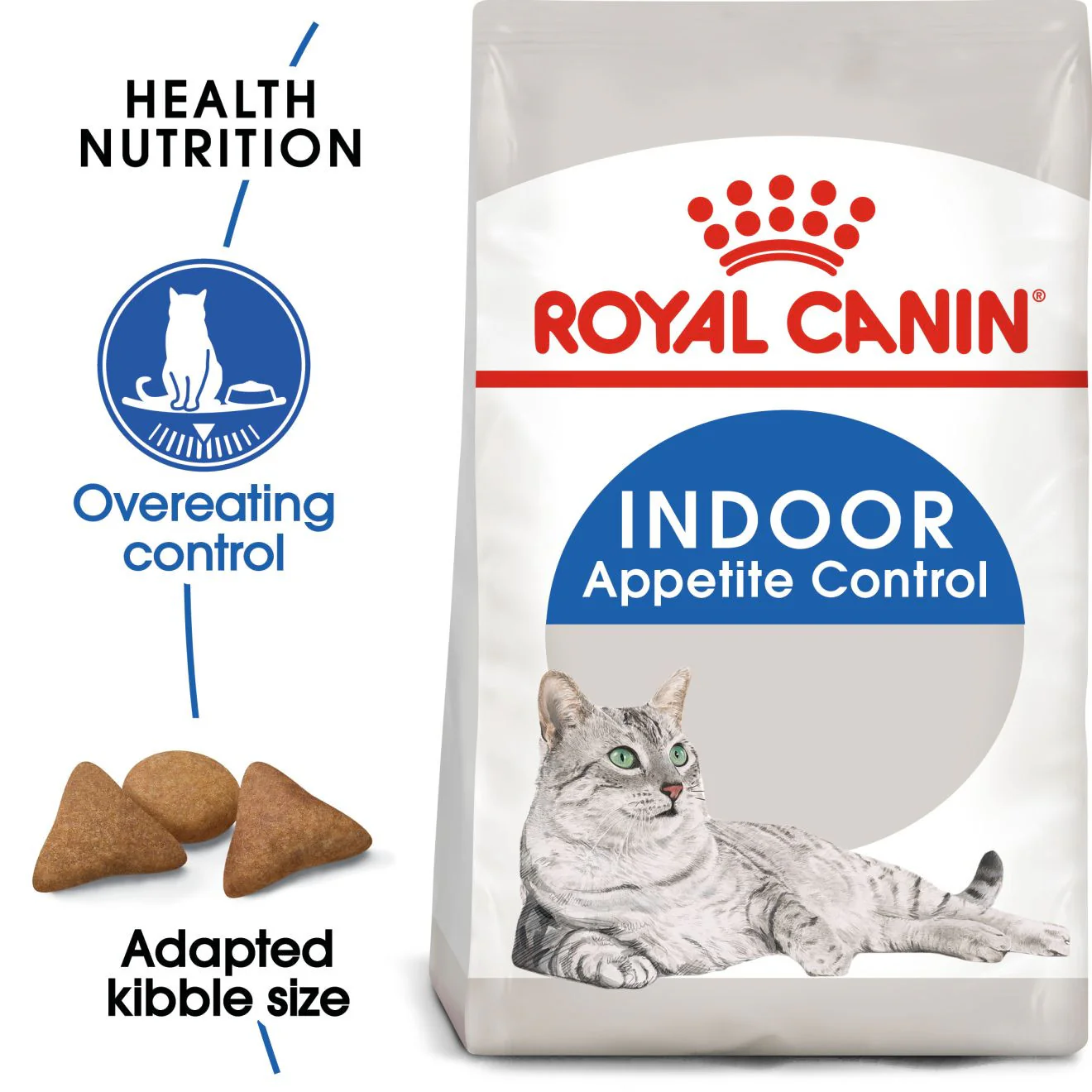 ROYAL CANIN Feline Health Nutrition Indoor Appetite Control Adult Dry Cat Food - Image 2