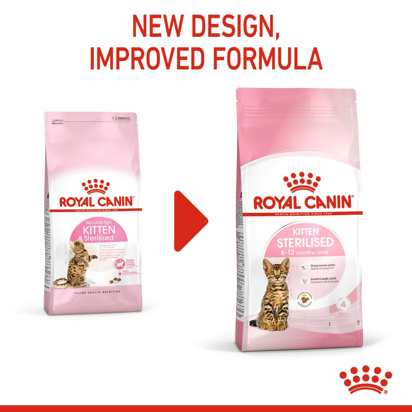 Royal Canin Feline Health Nutrition Kitten Sterilised Dry Food - Image 3