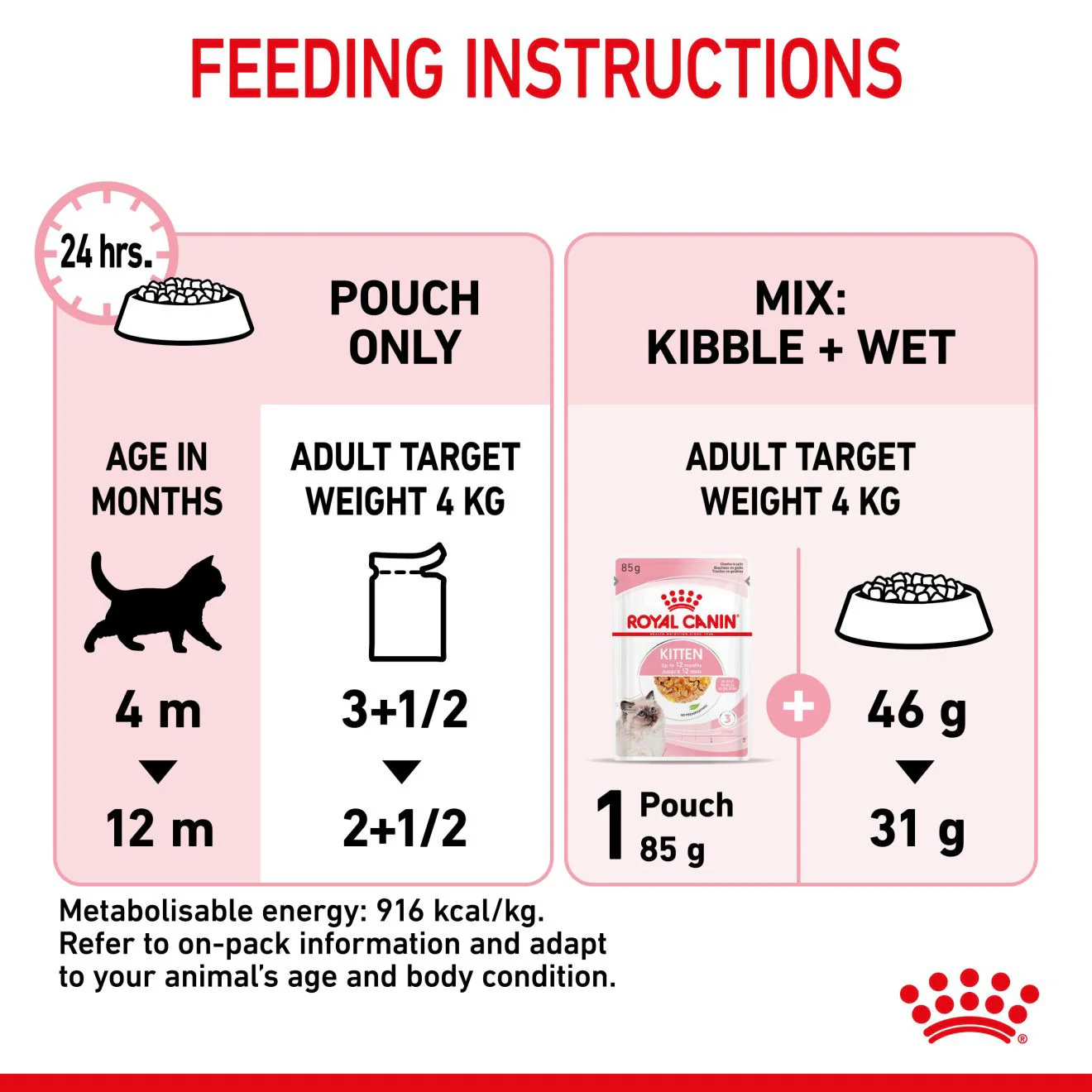 ROYAL CANIN Feline Health Nutrition Kitten Wet Cat Food in Jelly - BULKPACK - 48x85g Pouches - Image 4