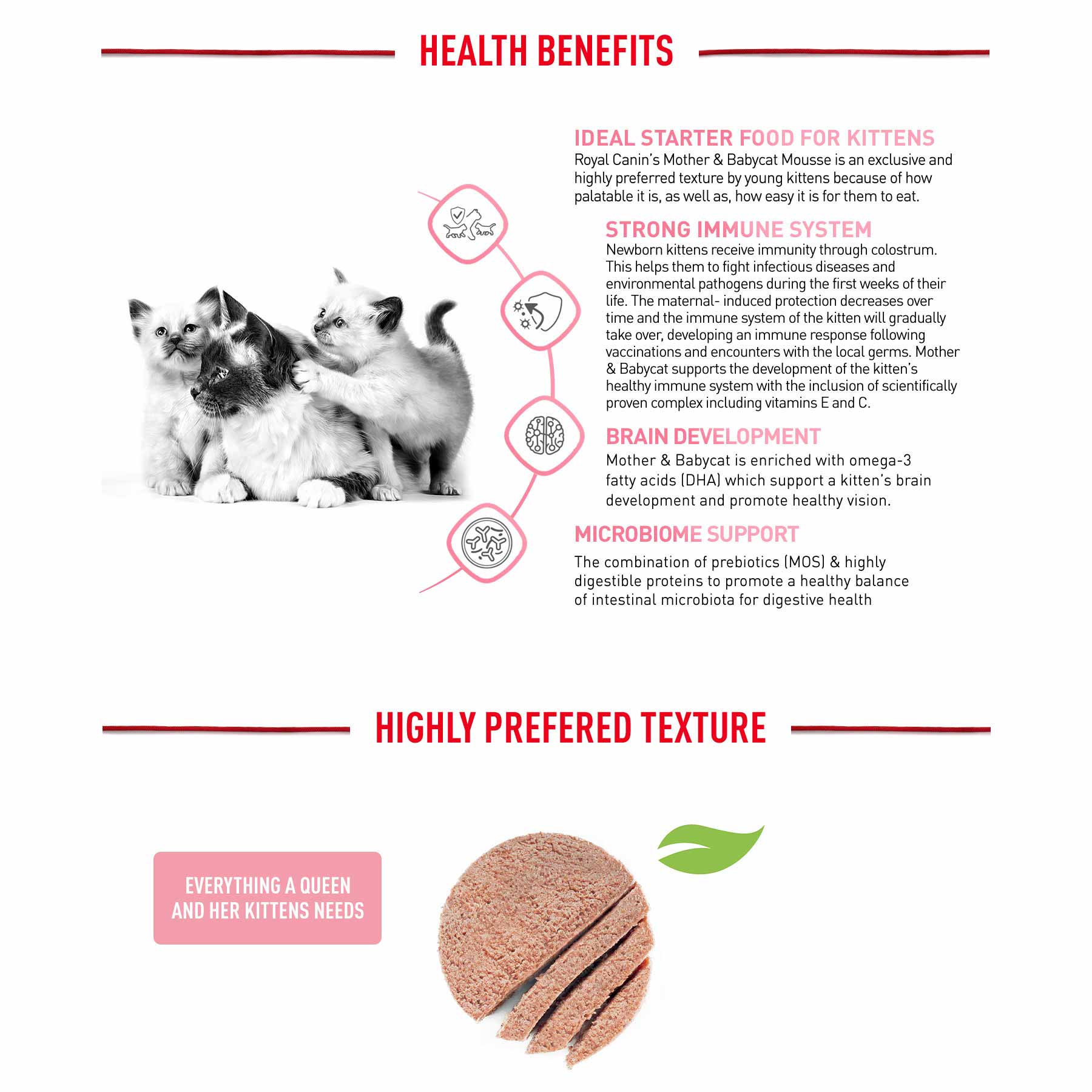 Royal Canin Feline Health Nutrition Mother & Babycat Ultra Soft Mousse Wet Cat Food - 12x195g Cans - Image 10