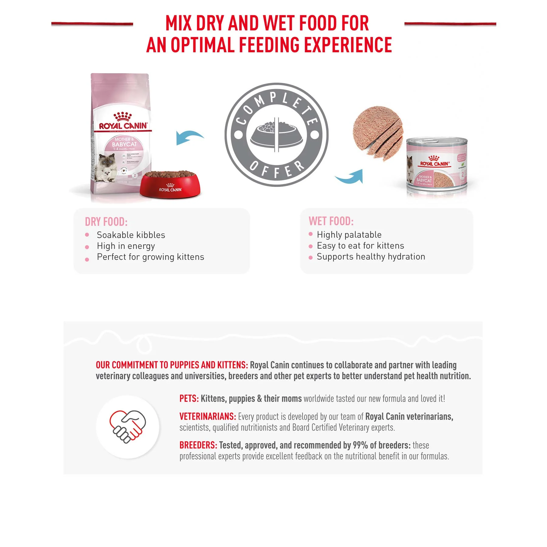 Royal Canin Feline Health Nutrition Mother & Babycat Ultra Soft Mousse Wet Cat Food - 12x195g Cans - Image 11