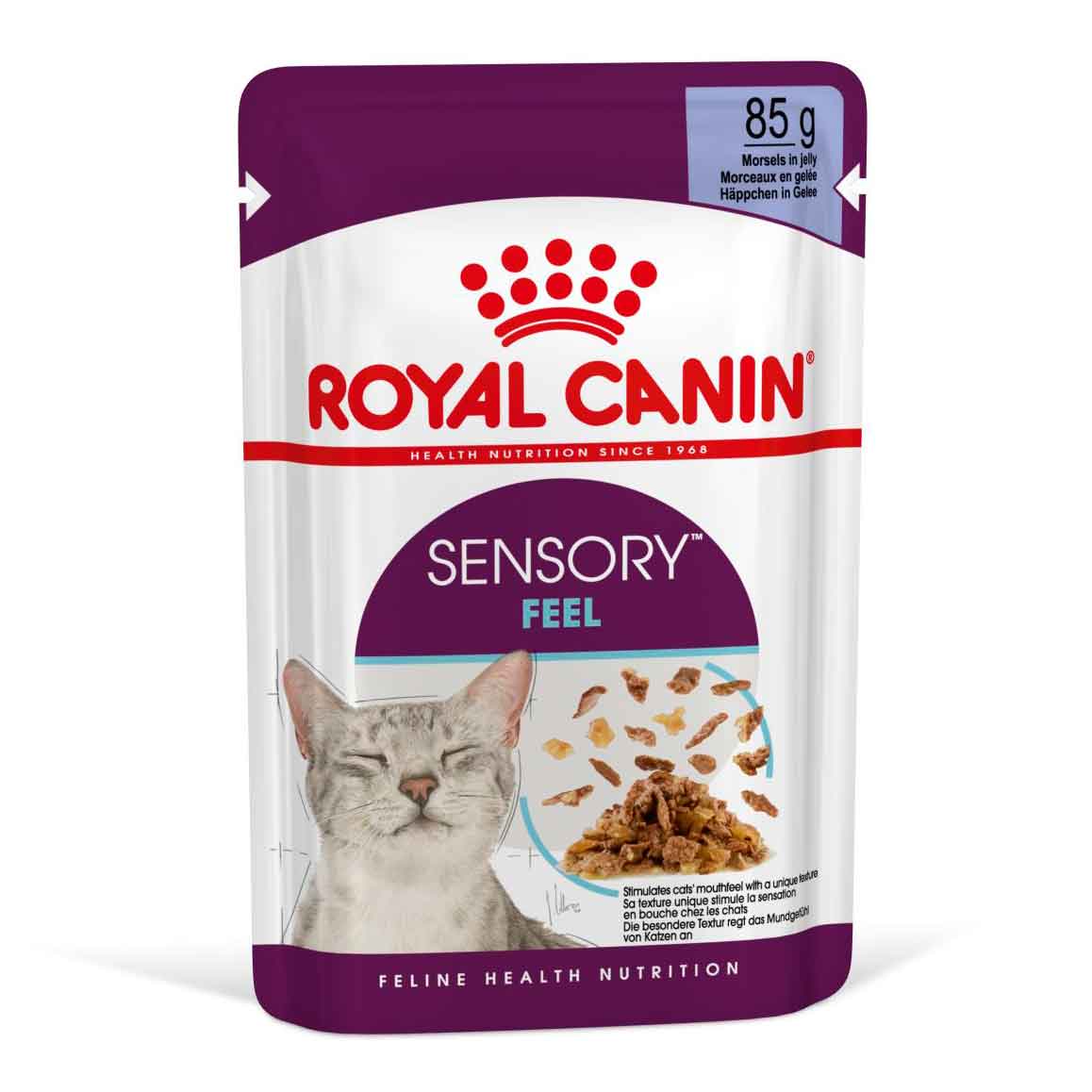Royal Canin Feline Health Nutrition Sensory Feel in Gravy Wet Cat Food - 12x85g Pouches - Image 2