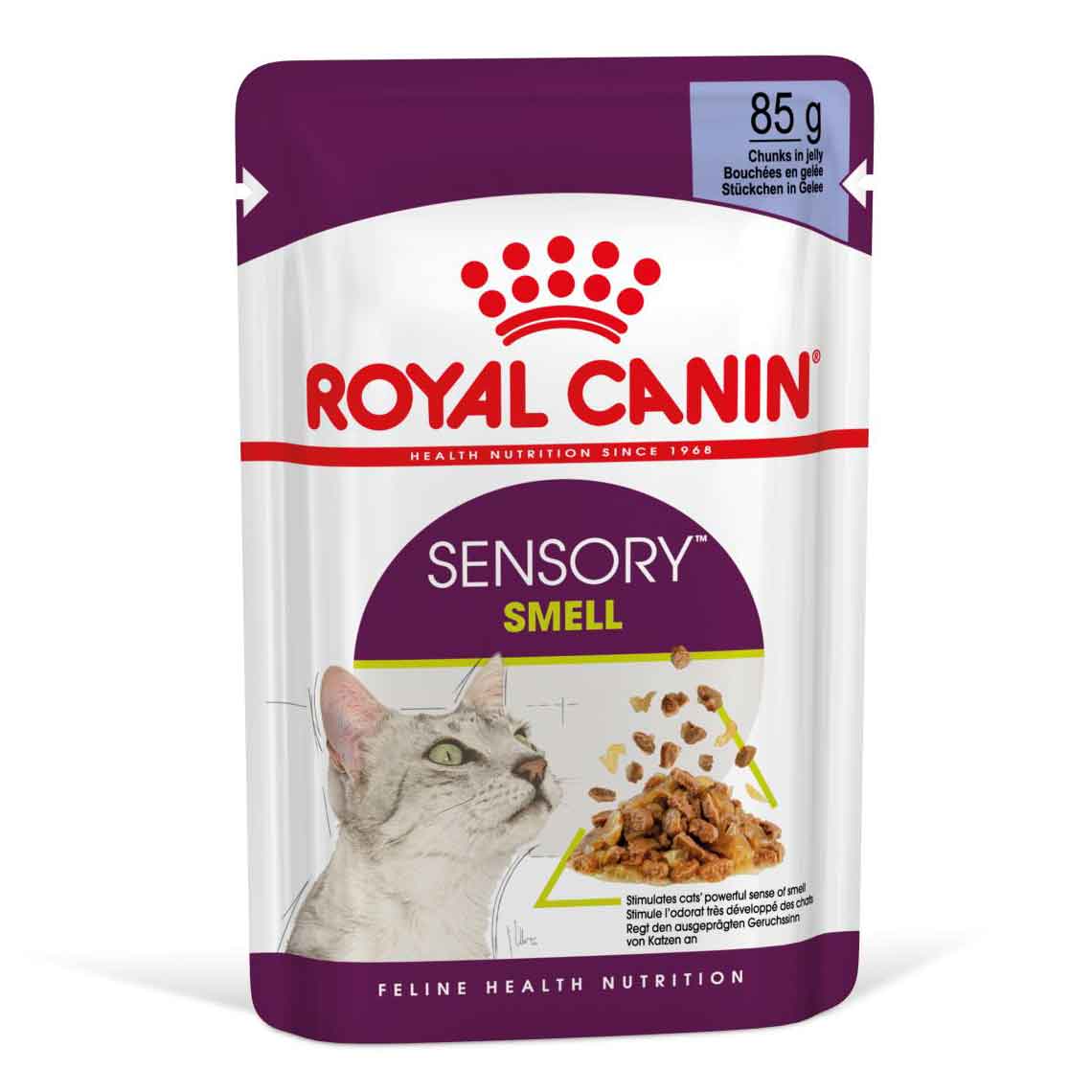 Royal Canin Feline Health Nutrition Sensory Smell in Gravy Wet Cat Food - 12x85g Pouches - Image 2