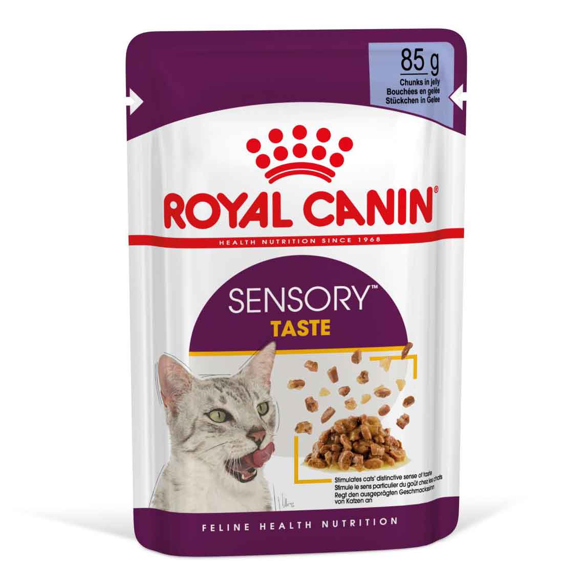 Royal Canin Feline Health Nutrition Sensory Taste in Gravy Wet Cat Food - 12x85g Pouches - Image 2