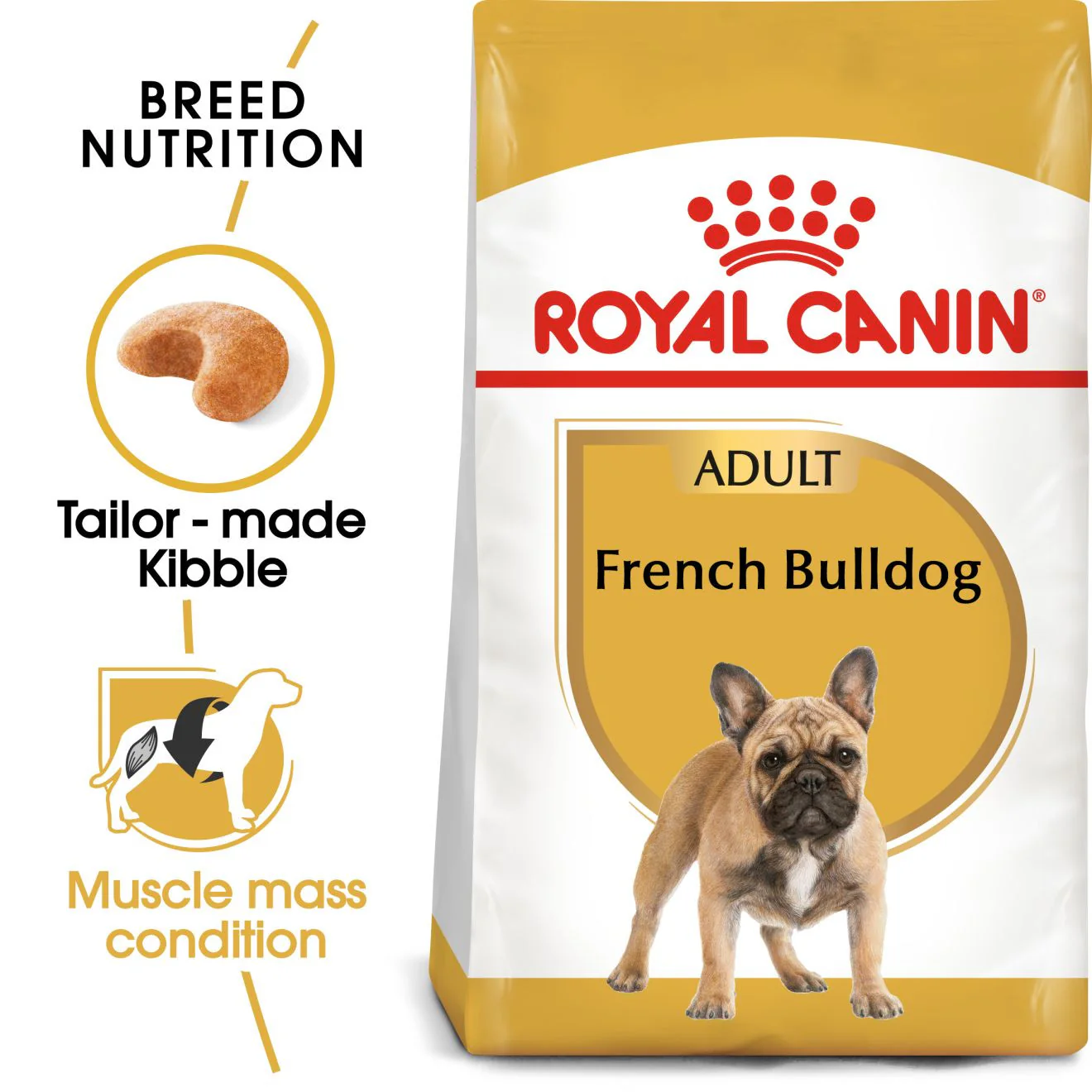Royal Canin French Bulldog Adult Dry Dog Food - Image 2
