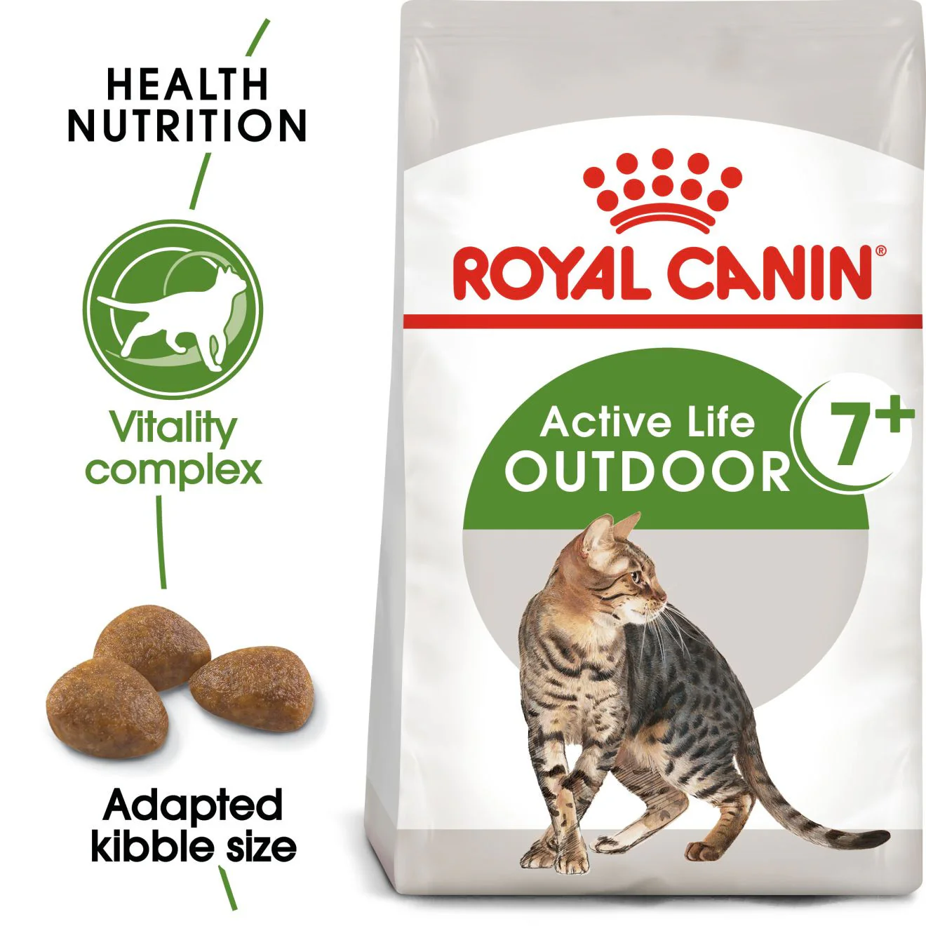 ROYAL CANIN Outdoor 7+ Dry Adult Cat Food - Image 2