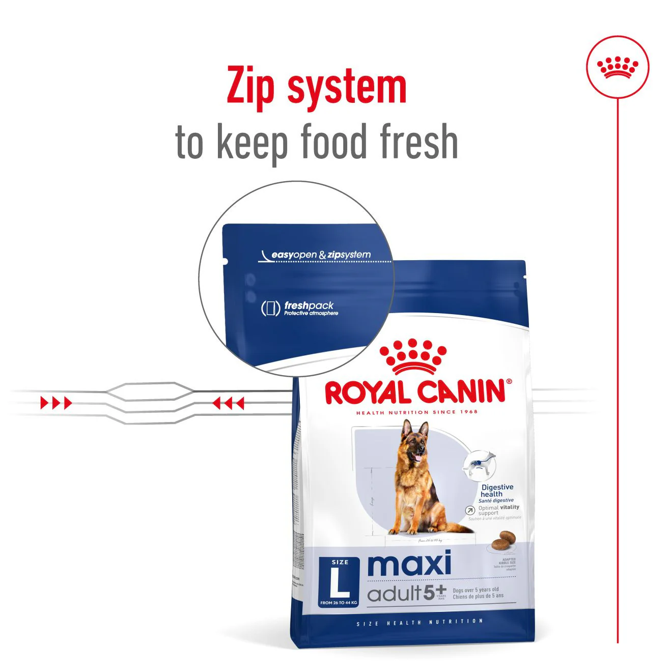 Royal Canin Size Health Nutrition Maxi Adult 5+ Dry Dog Food - Image 6
