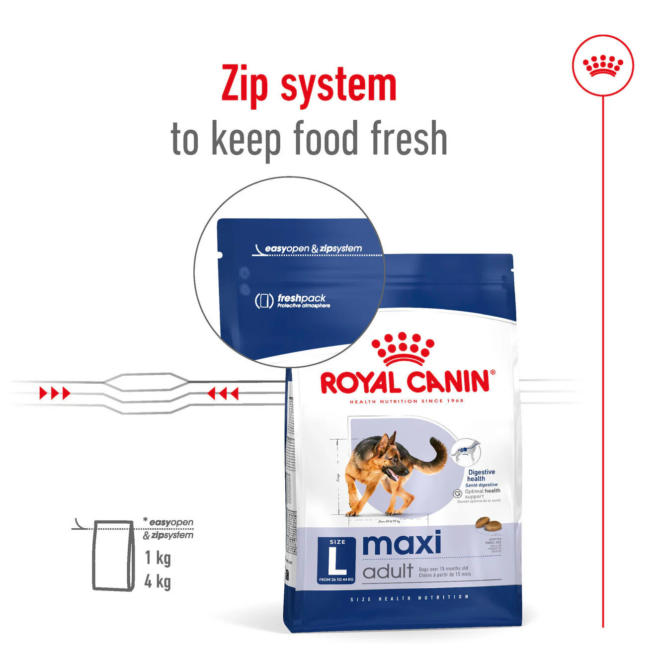 Royal Canin Size Health Nutrition Maxi Adult Dry Dog Food - Image 6