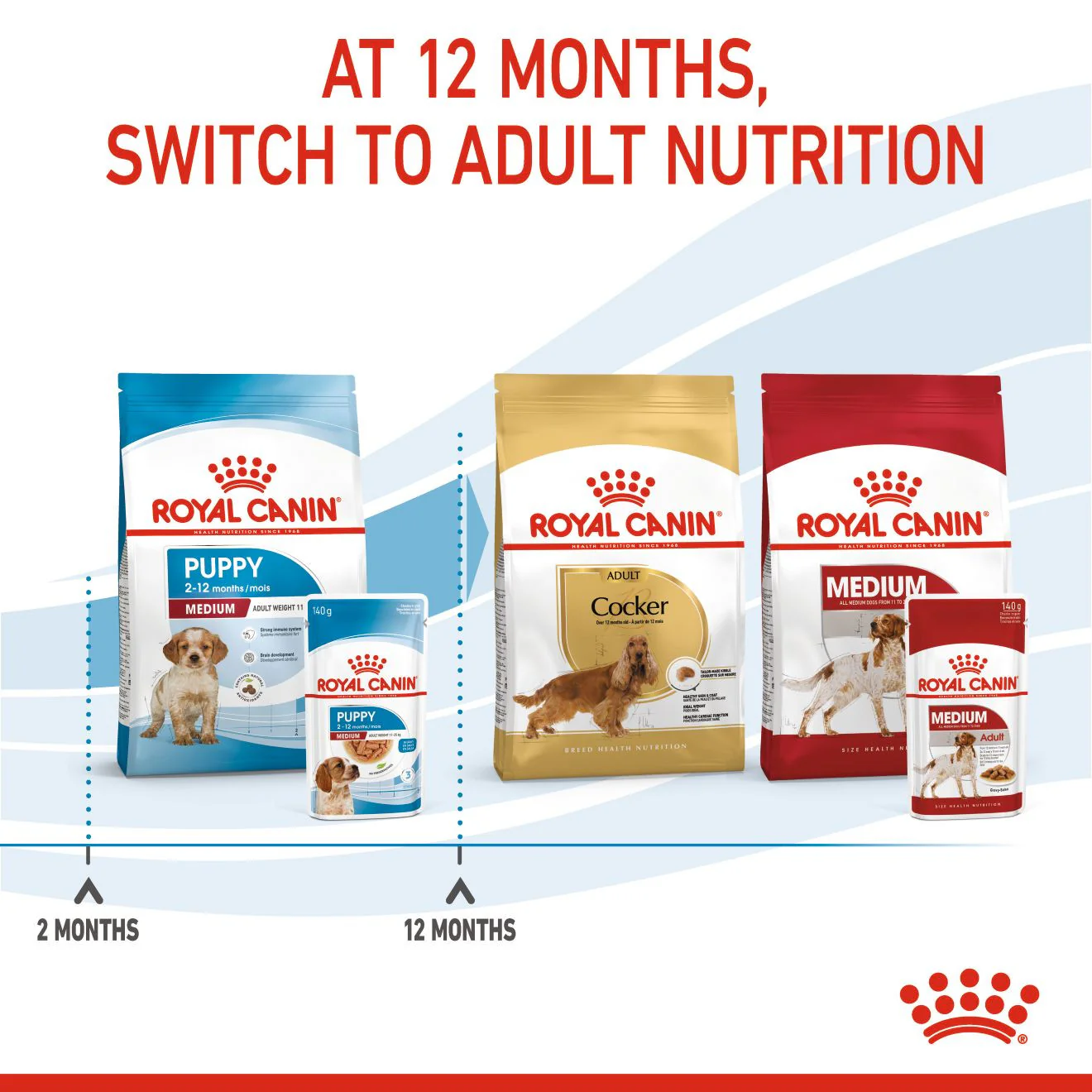 Royal Canin Size Health Nutrition Medium Puppy Wet Dog Food in Gravy - 10x140g Pouches - Image 8
