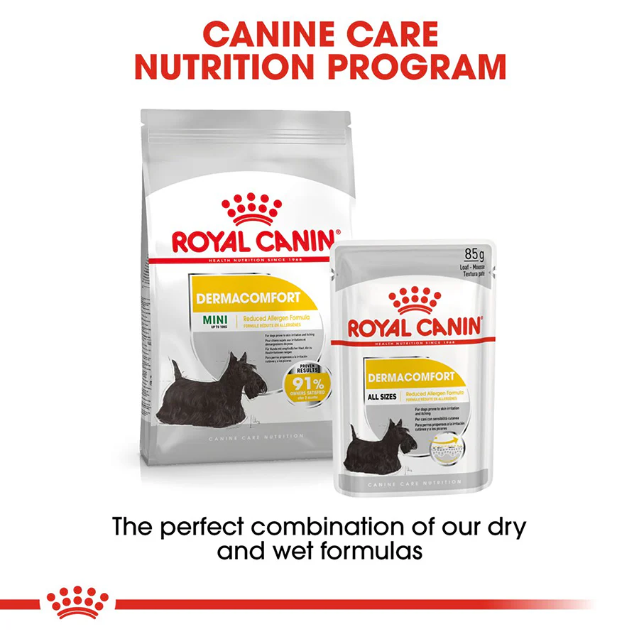 Royal Canin Size Health Nutrition Mini Dermacomfort Adult Dry Dog Food - Image 3