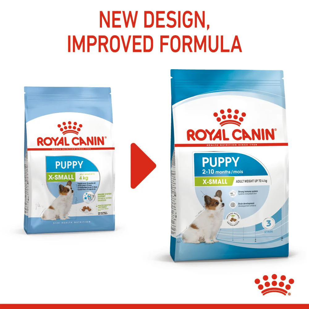 Royal Canin Size Health Nutrition X-Small Puppy Dry Dog Food - Image 3