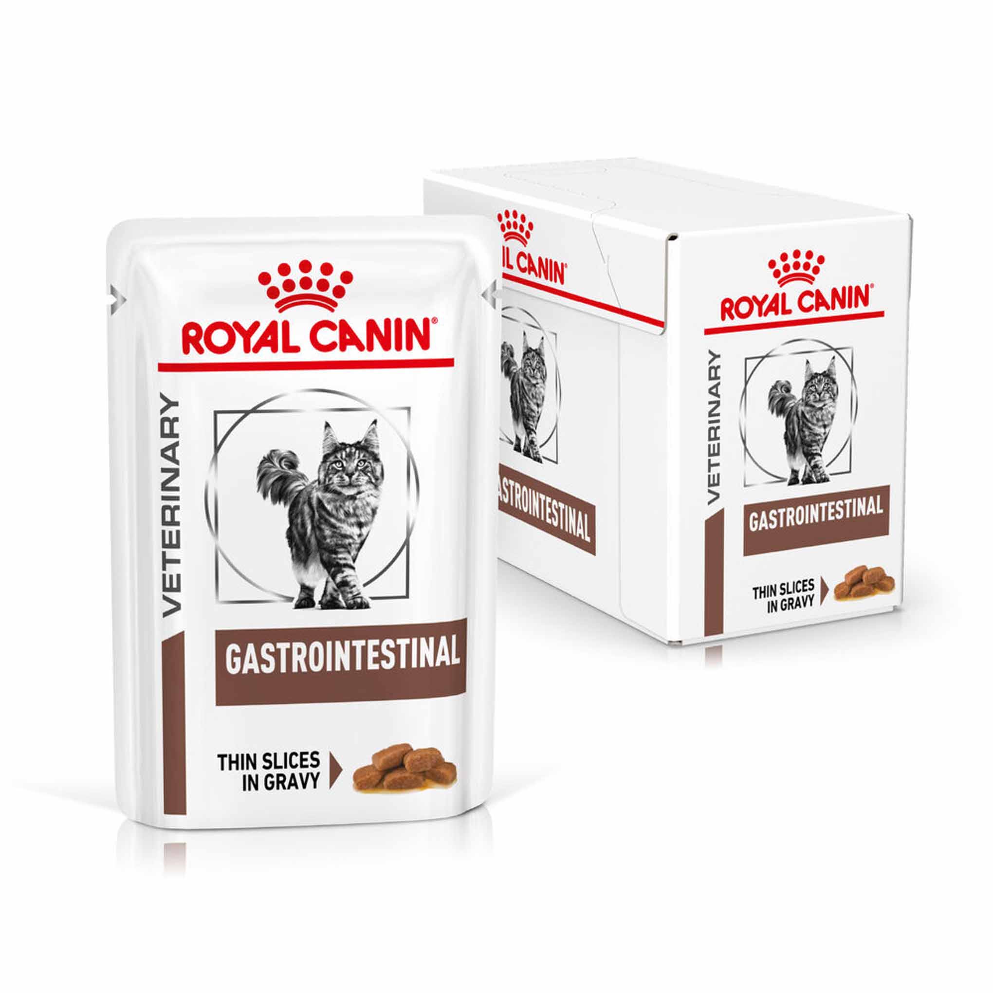 Royal Canin Veterinary Health Gastrointestinal Adult Wet Cat Food in Gravy - 12x85g Pouches - Image 4