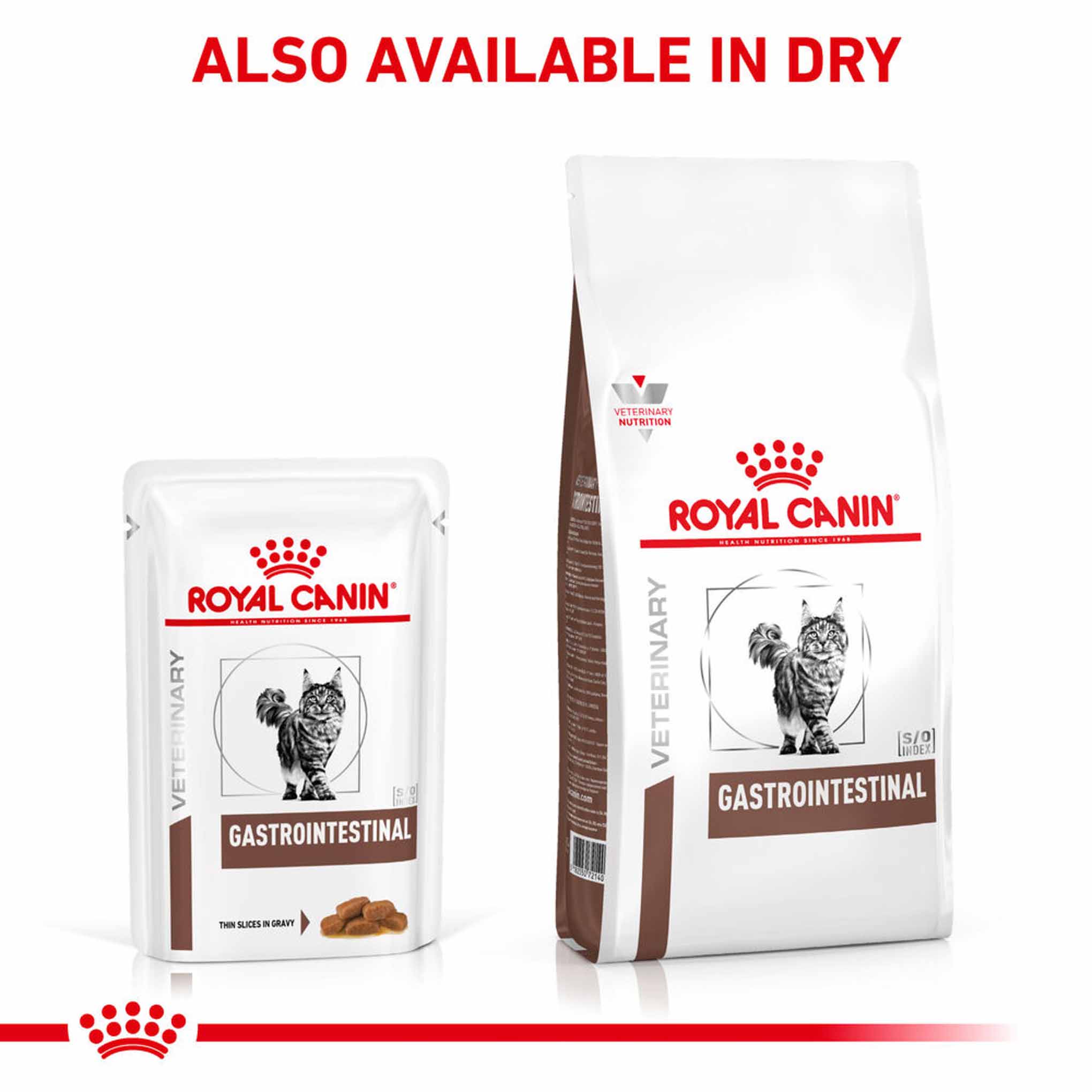 Royal Canin Veterinary Health Gastrointestinal Adult Wet Cat Food in Gravy - 12x85g Pouches - Image 9