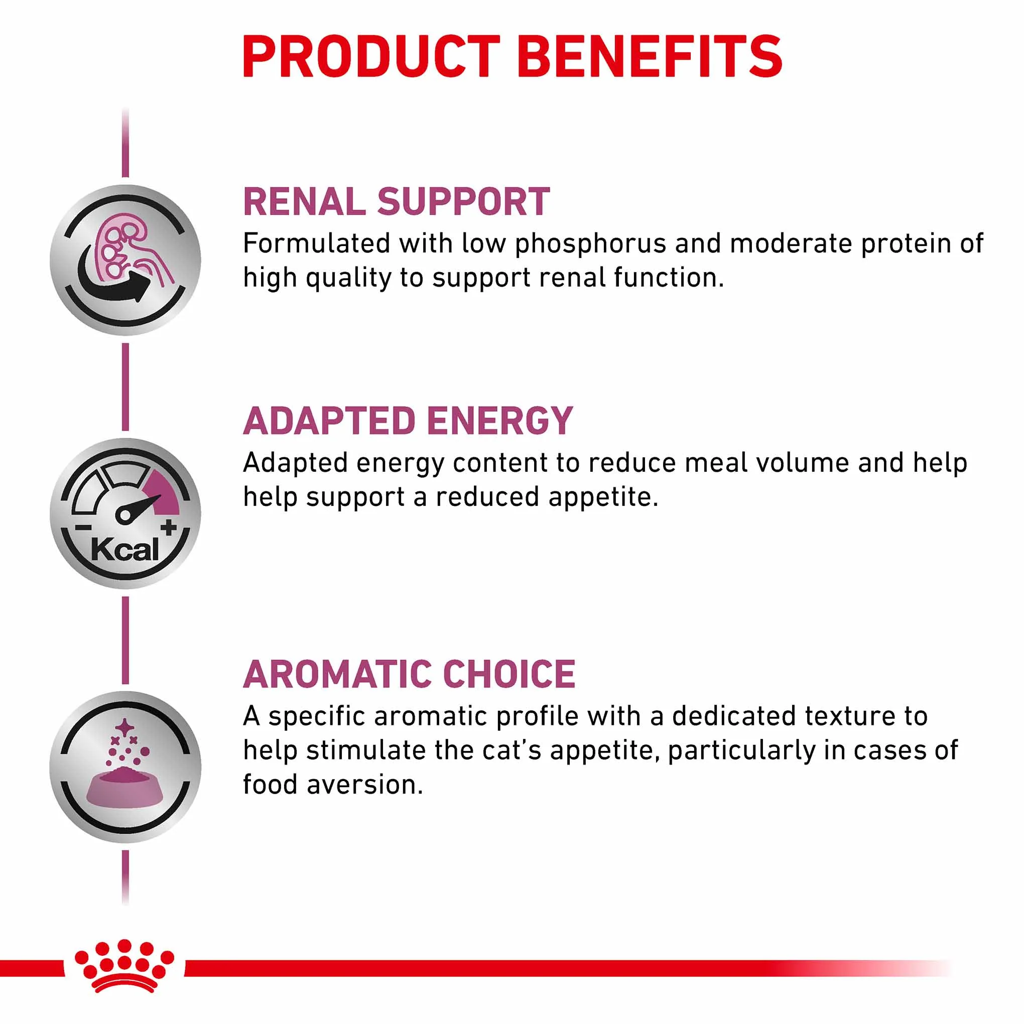 Royal Canin Veterinary Health Nutrition Renal Adult Wet Cat Food In Gravy - Beef - 48x85g Pouches - Image 3