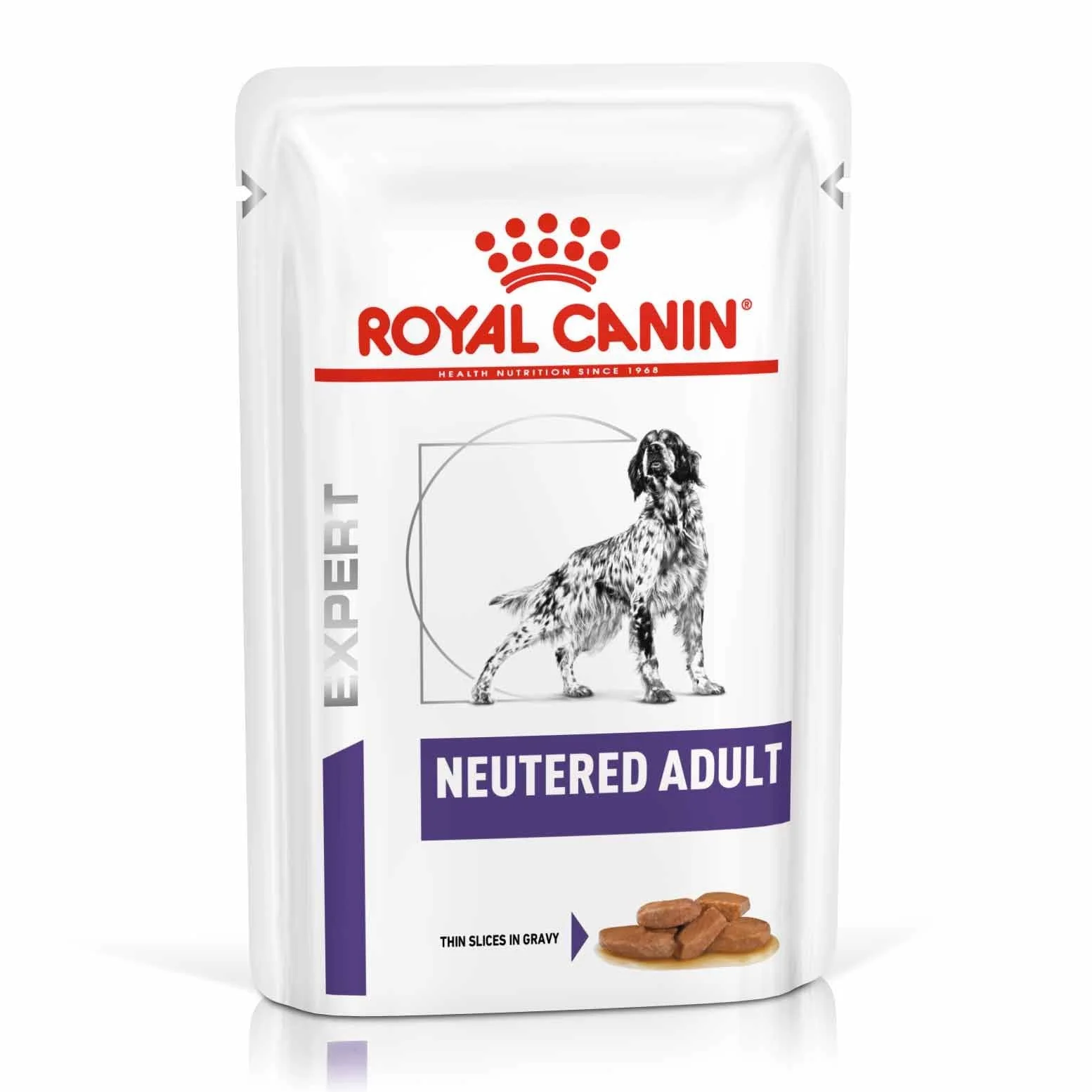 ROYAL CANIN Veterinary Neutered Adult Wet Dog Food In Gravy - 48x100g Pouches