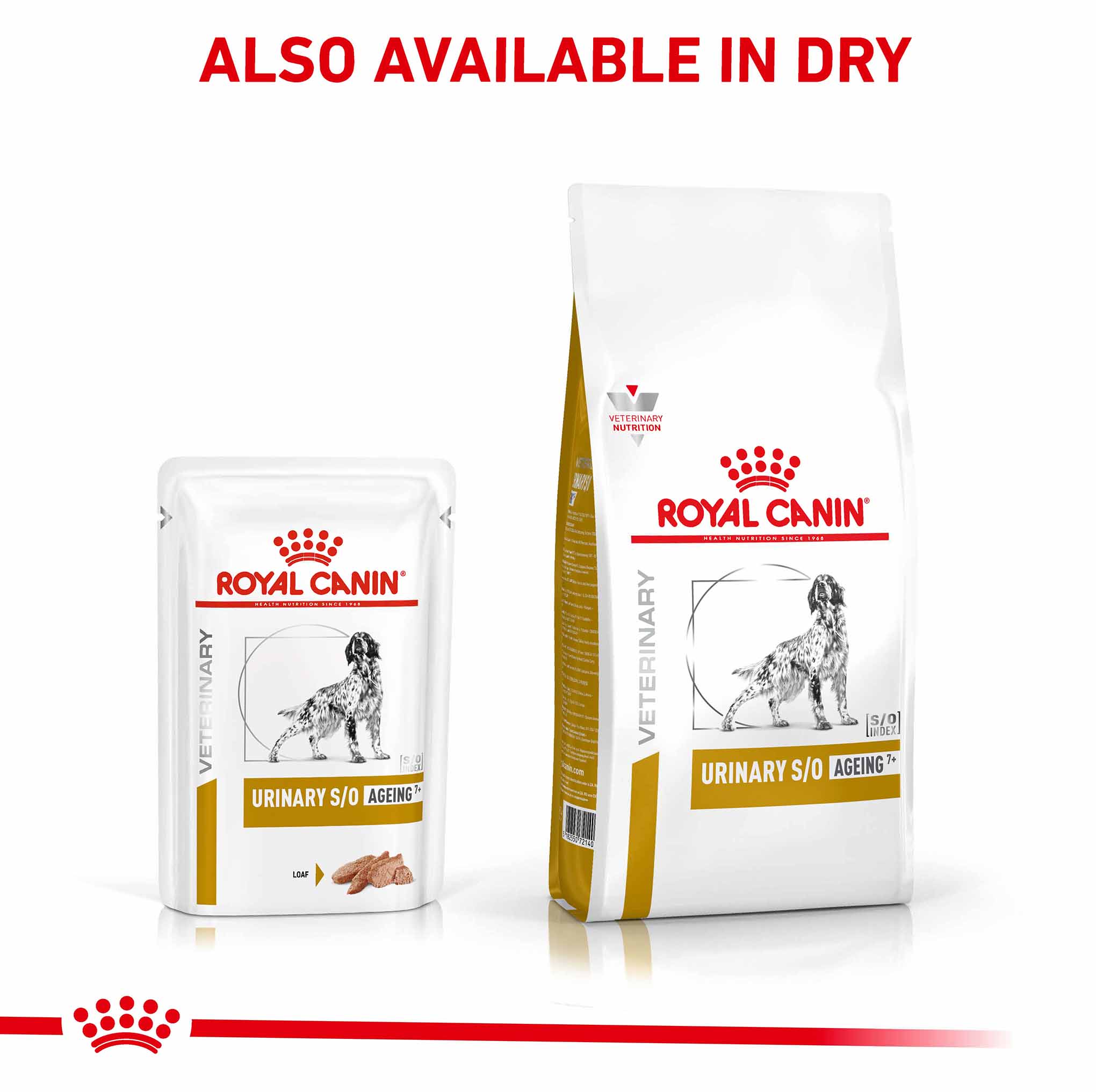 ROYAL CANIN Veterinary Urinary S/O Ageing 7+ Loaf Wet Dog Food - 48x85g Pouches - Image 7