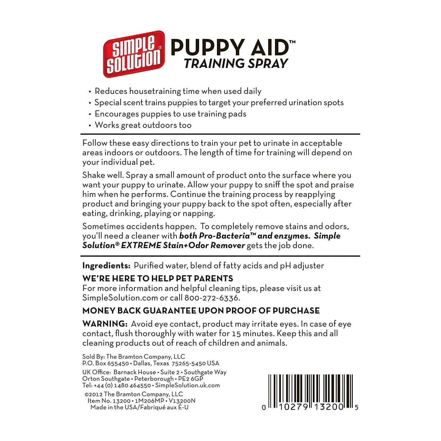 Simple Solutions Puppy Aid Training Spray 500ml - Image 4