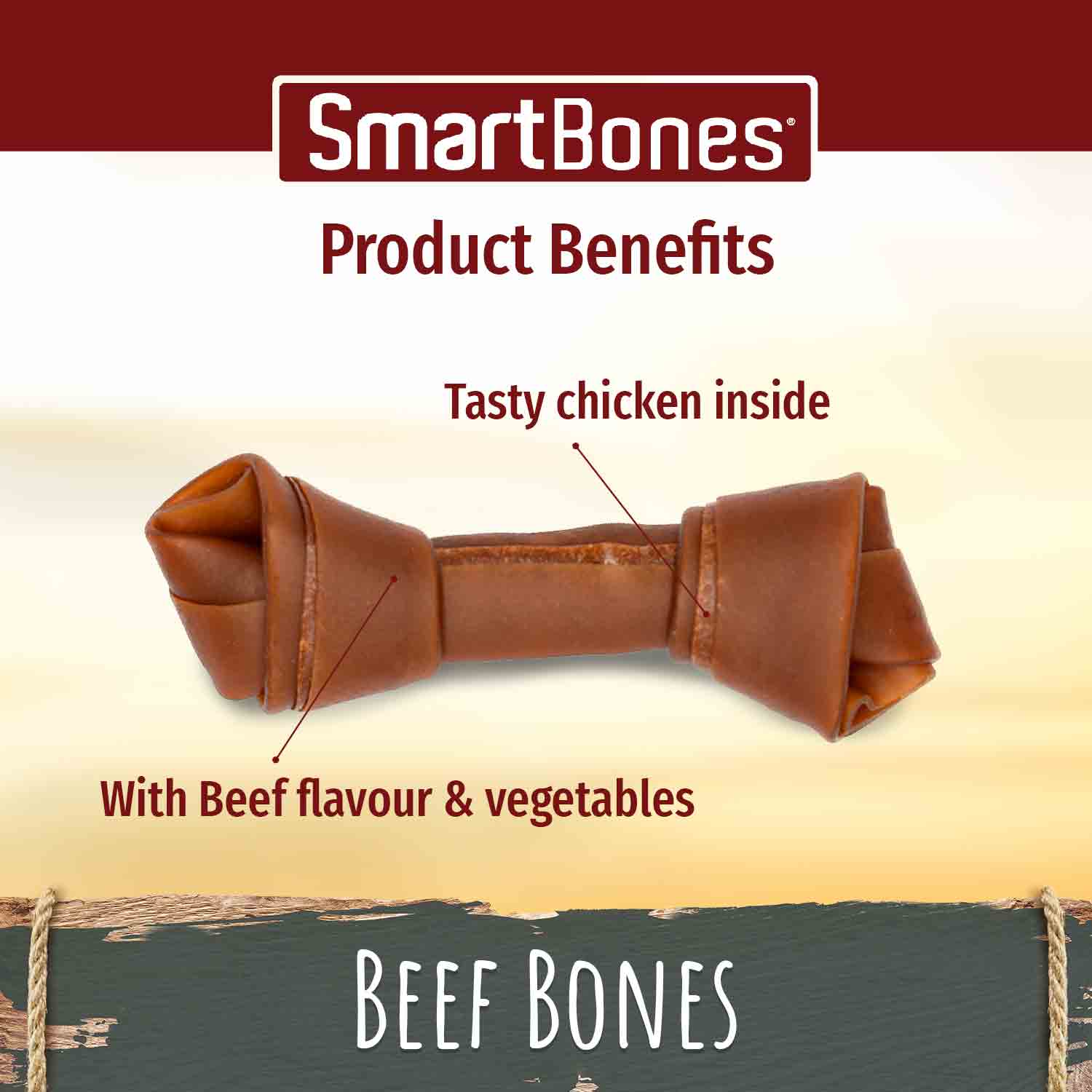 SmartBones Mini Bones - Beef - 8 Bones - Image 6