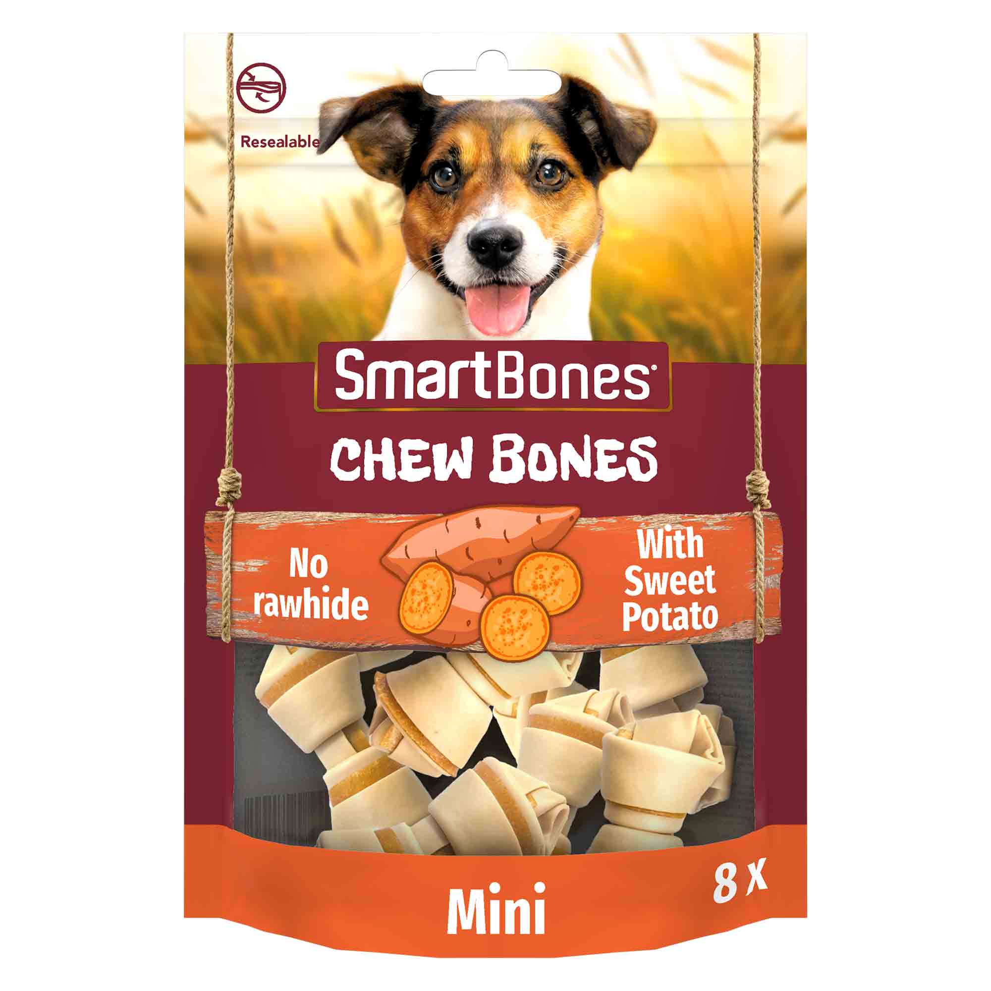 SmartBones Mini Bones - Sweet Potato - 8 Bones