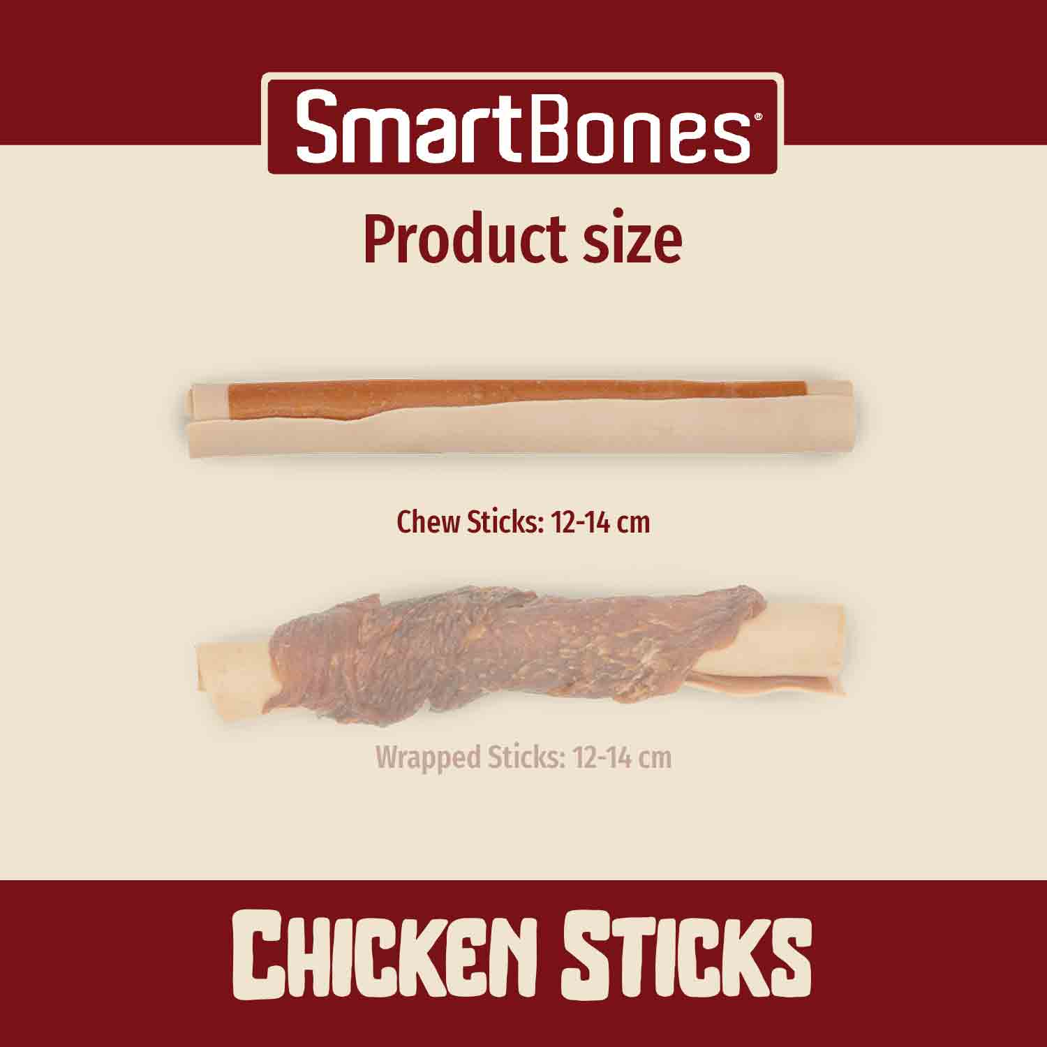 SmartBones SmartSticks Adult Dog Treats - Chicken - 5 Sticks - Image 3