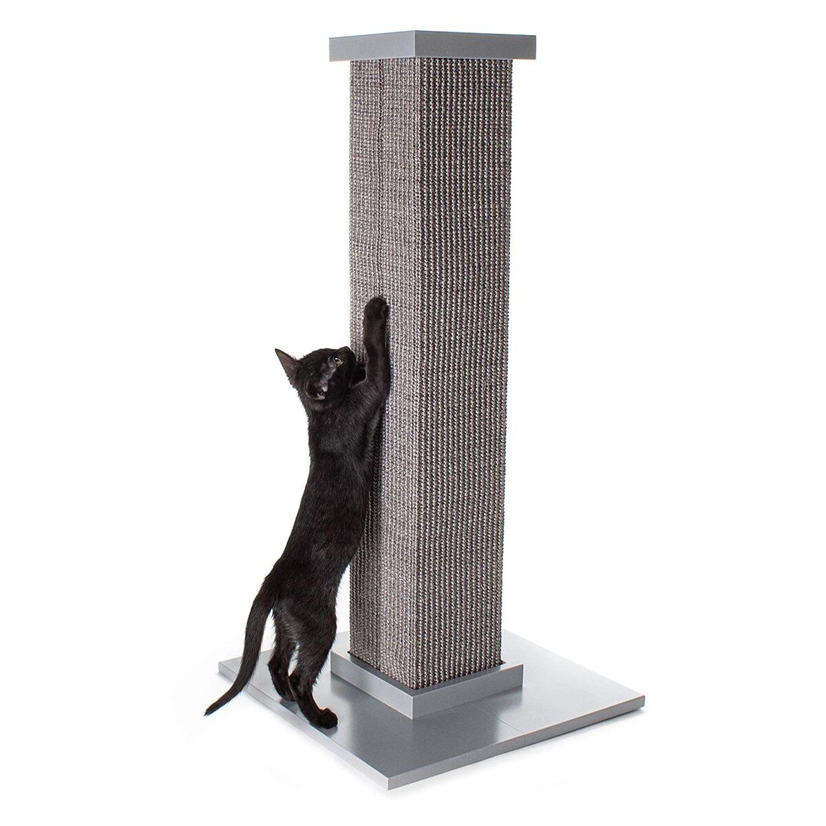 SmartCat Ultimate Sisal Scratching Post - 83.5cm Height - Grey - Image 2