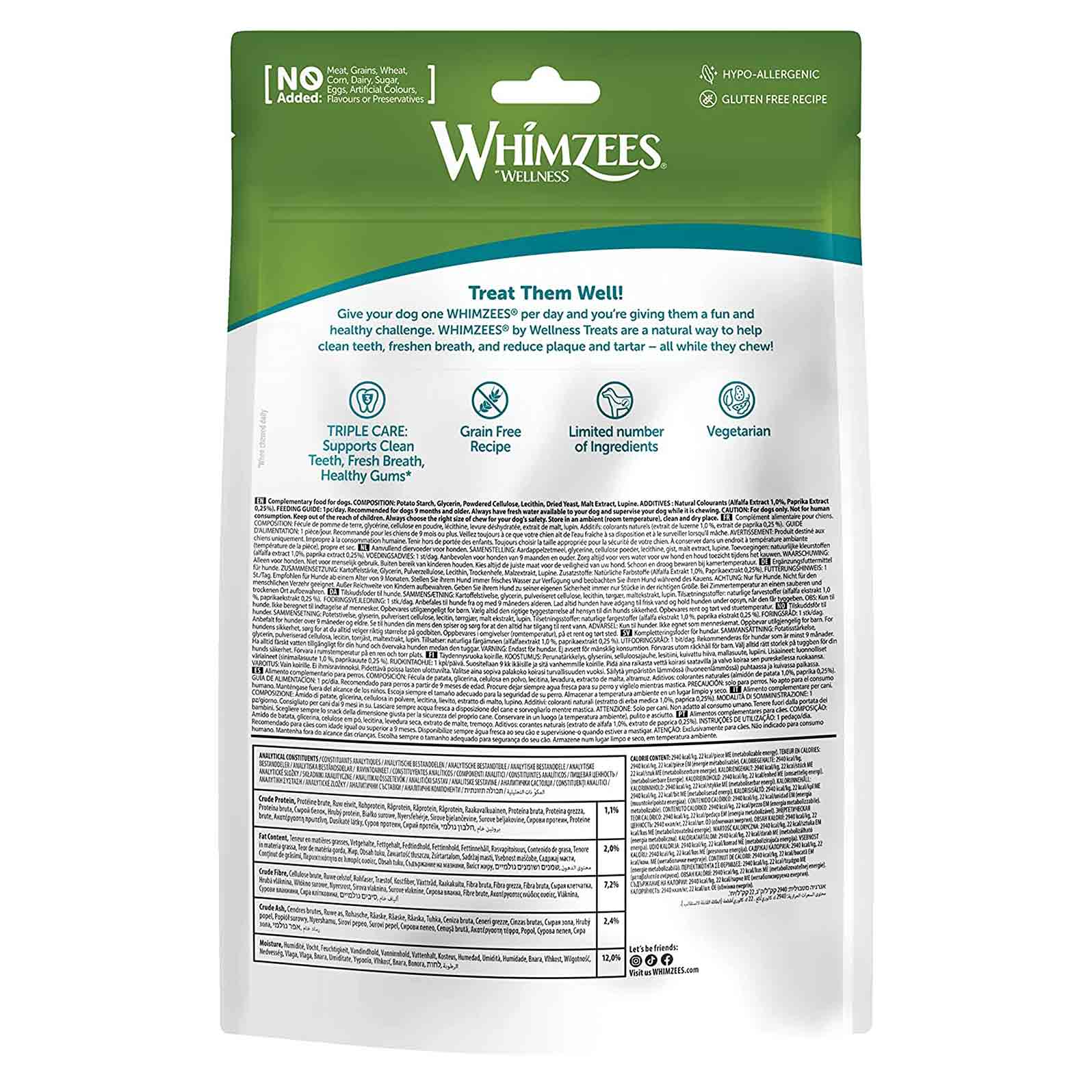 WHIMZEES Stix Extra Small Dental Dog Chew Treat - 56 pack - Image 2