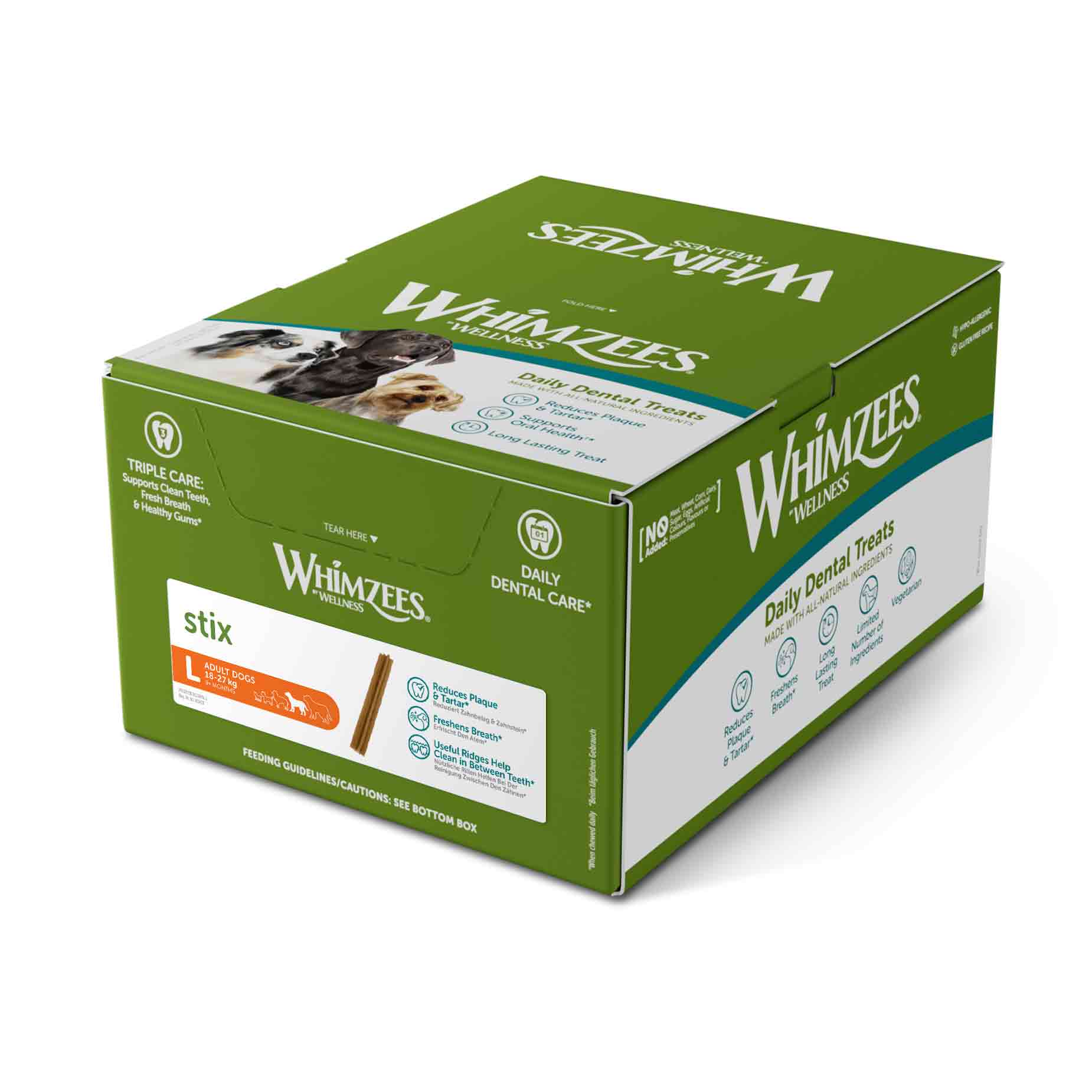 WHIMZEES Stix Large Dental Dog Chew Treat - 50 Pack - Image 2