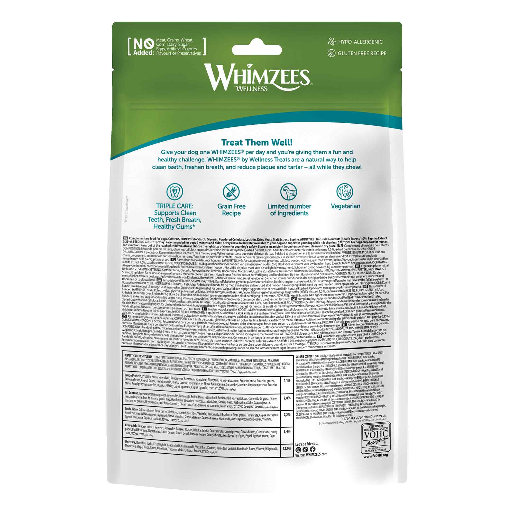 WHIMZEES Toothbrush Small Dental Chew Dog Treat - 24 pack - Image 2