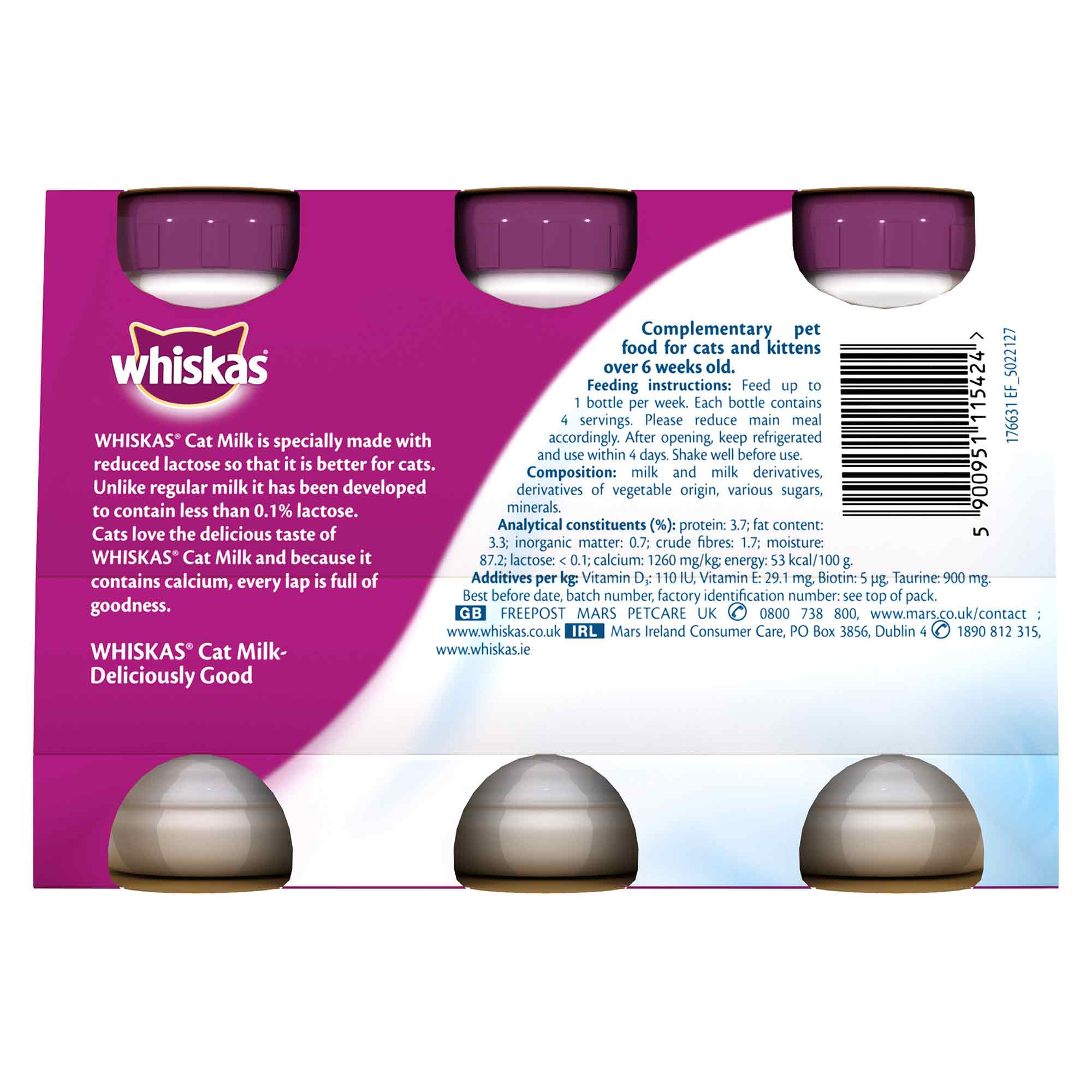 Whiskas Cat Milk - 3x200ml - Image 3